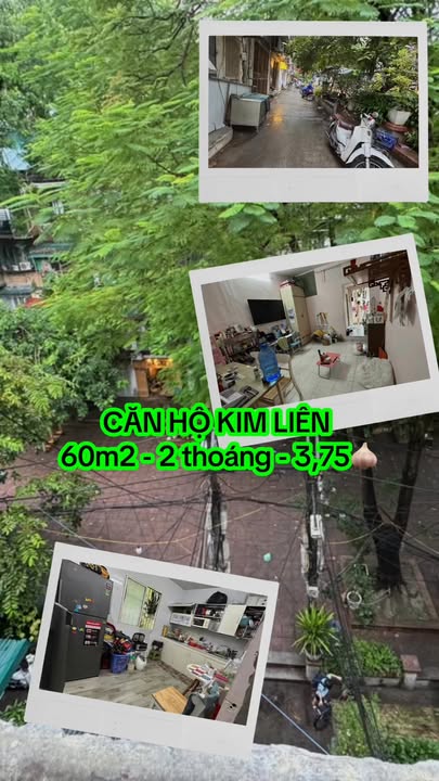 Căn hộ Kim Liên 60m² giá 3.75 tỷ - Cực hiếm với 2 mặt thoáng sáng!