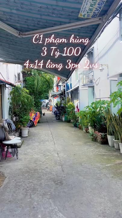 Nhà bán C1 Phạm Hùng, Bình Chánh, 56m² giá 3.1 tỷ - Nhà mới, chính chủ!