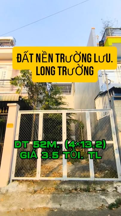 Đất nền Trường Lưu, Thủ Đức 52m² giá 3.5 tỷ - Sát công viên, gần chợ