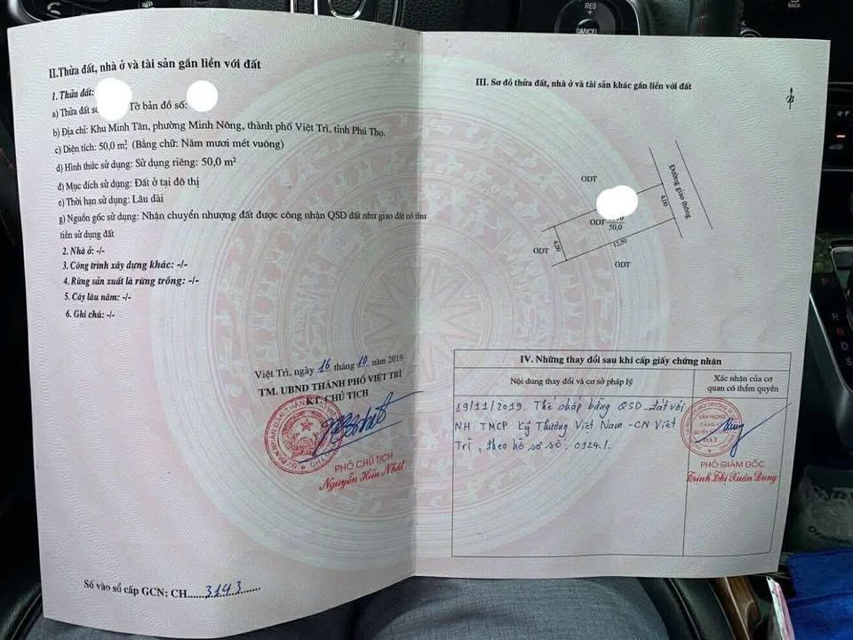 Đất nền Việt Trì 50m² - Gần chợ Trung Tâm, giá thỏa thuận hấp dẫn!