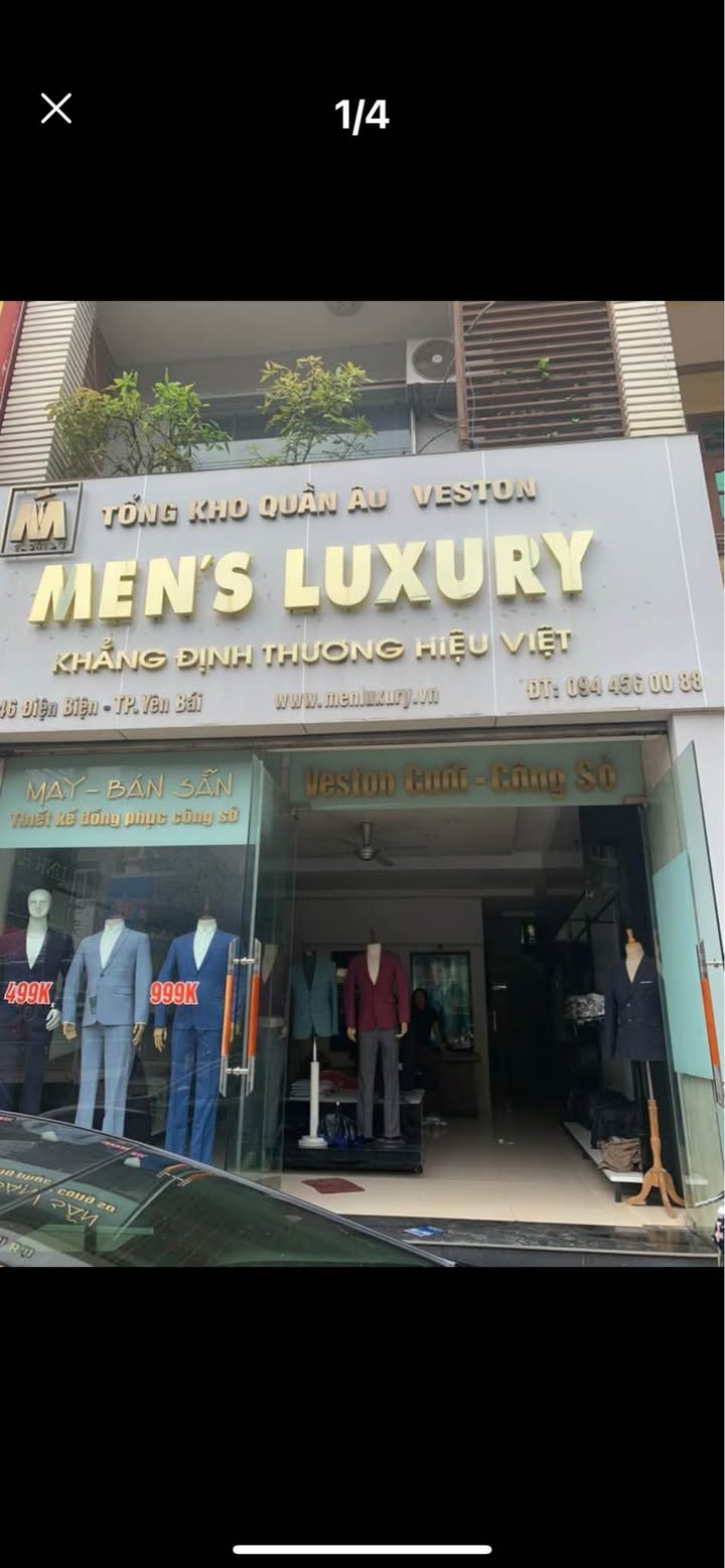 Nhà 3 tầng 1 tum mặt đường Điện Biên, Yên Bái 95m² giá 5 tỷ - Kinh doanh tấp nập!