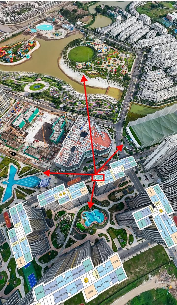 Căn hộ 2PN Vinhomes Grand Park Thủ Đức 69m² giá 5.4 tỷ - Hướng Đông Nam, Sẵn sàng nhận nhà!