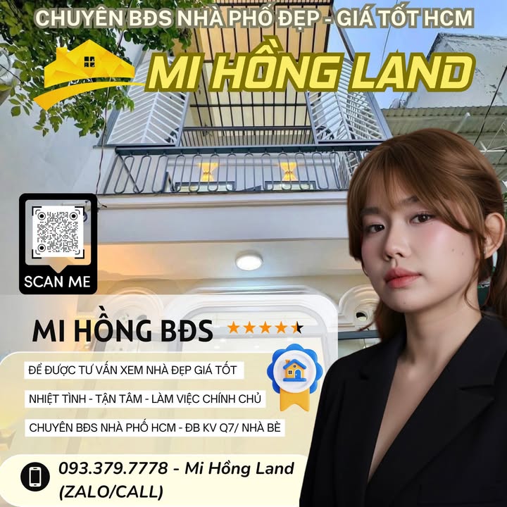 Nhà phố Phú Thuận Q7 63m² giá 5.8 tỷ - Full nội thất đẹp lung linh!