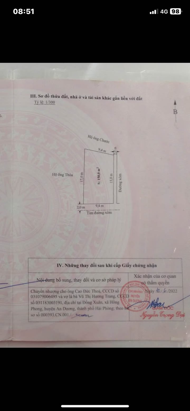 Đất nền An Dương Hải Phòng 150m² giá 2.4 tỷ - Đầu tư sinh lời ổn định!