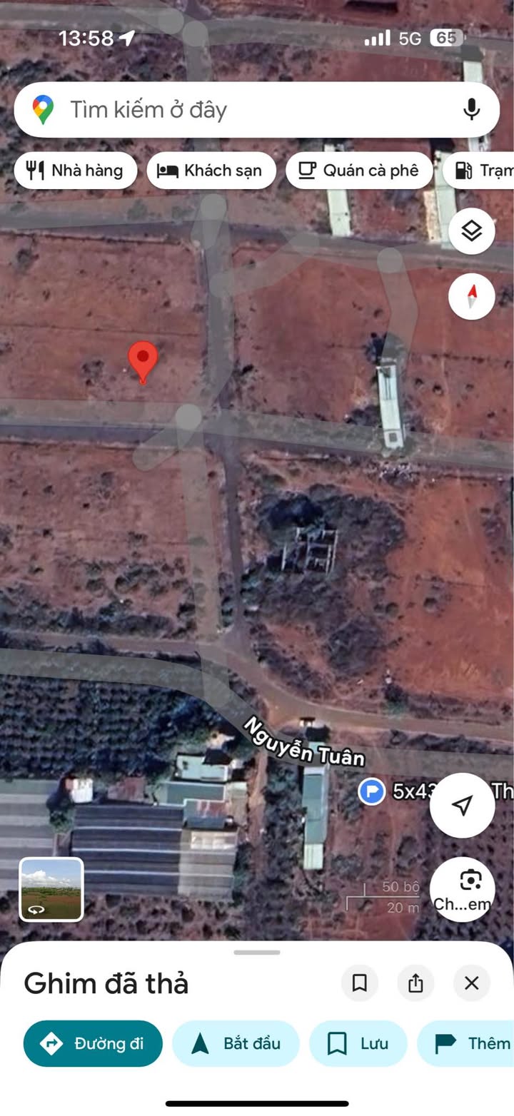 Đất nền đường Nguyễn Tuân, Pleiku 125m² giá 500 triệu - Cơ hội đầu tư tốt!