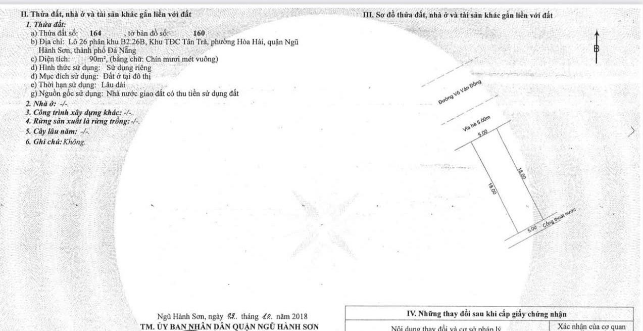 Đất nền Võ Văn Đồng 90m² giá 5.75 tỷ - Đầu tư tiềm năng tại Đà Nẵng!