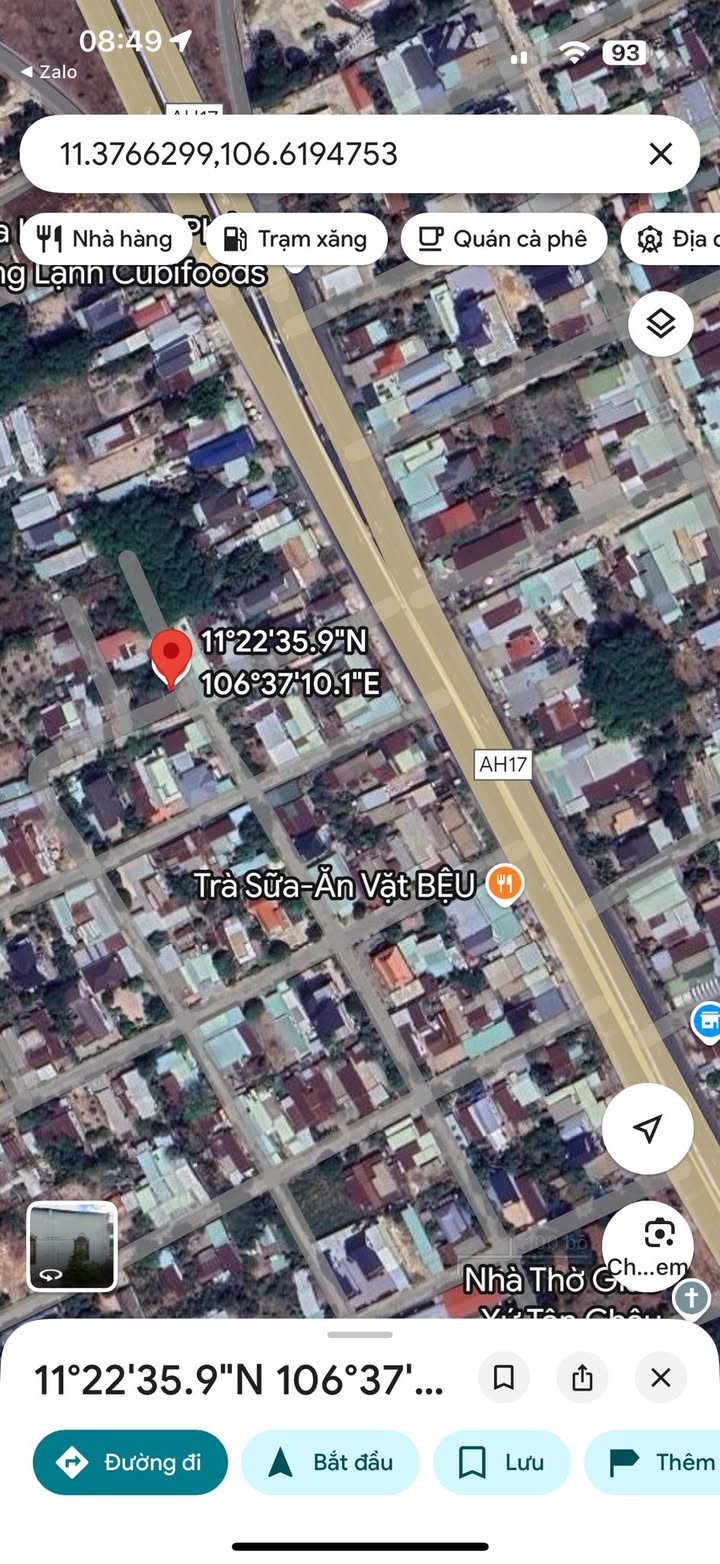 Đất nền phường Thành Tâm, Chơn Thành, 480m² giá 1.45 tỷ - Cơ hội đầu tư hấp dẫn!