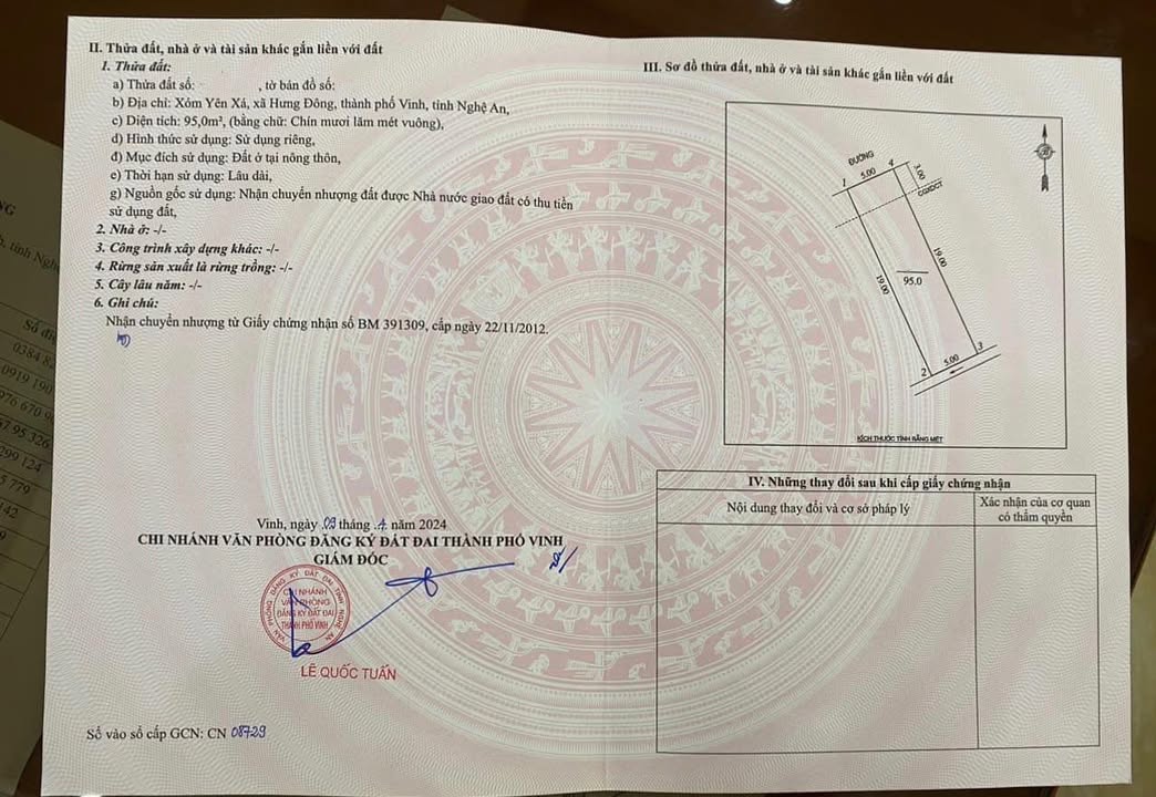 Đất nền Hưng Đông 95m² giá 3.2 tỷ - Vị trí đắc địa gần KCN Bắc Vinh!