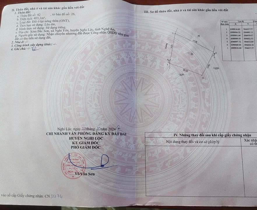 Đất nền nghỉ dưỡng 403m² tại Nghi Yên, Nghệ An - Cơ hội đầu tư hấp dẫn!