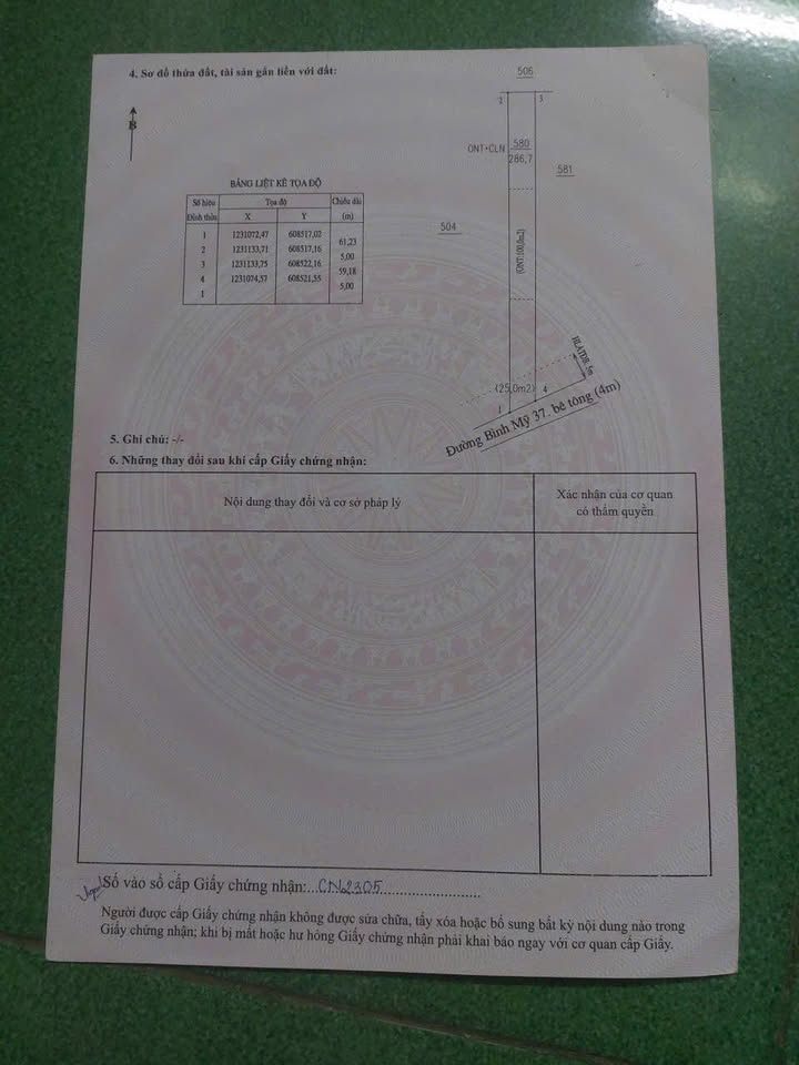 Đất thổ cư Bình Mỹ 285m² giá 1.6 tỷ - Đầu tư sinh lời ngay!