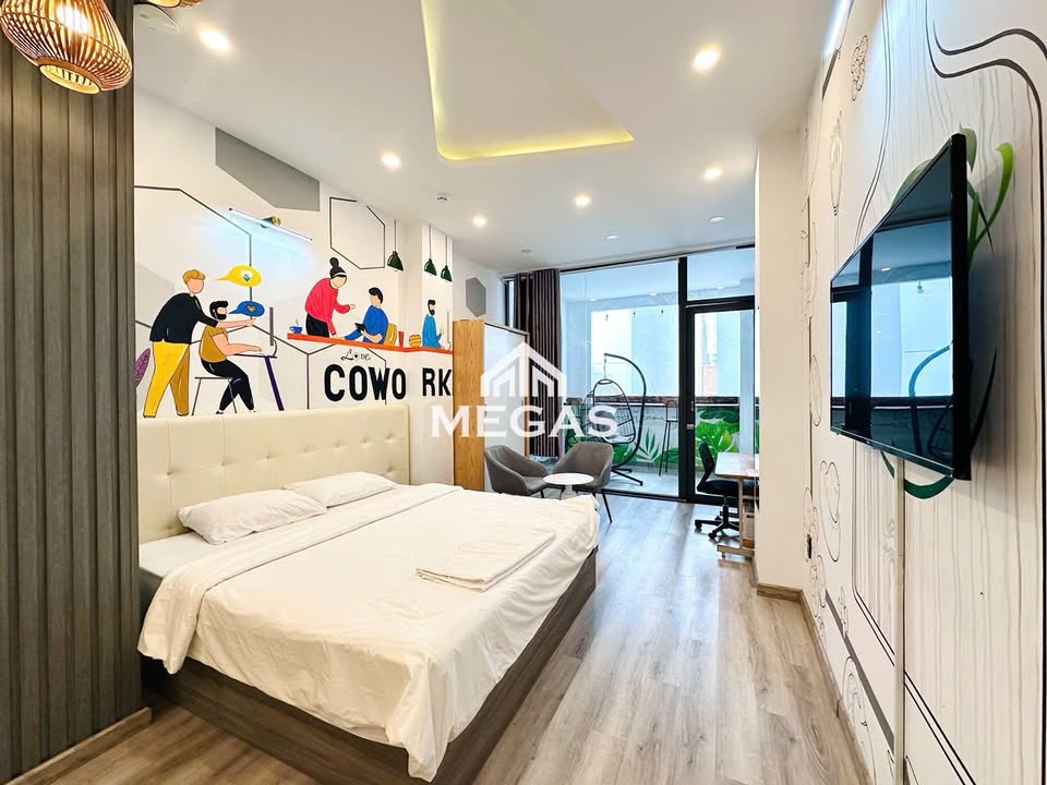 Căn hộ studio Nguyễn Thiện Thuật 9 triệu - Đầy đủ nội thất, ban công thoáng đãng!