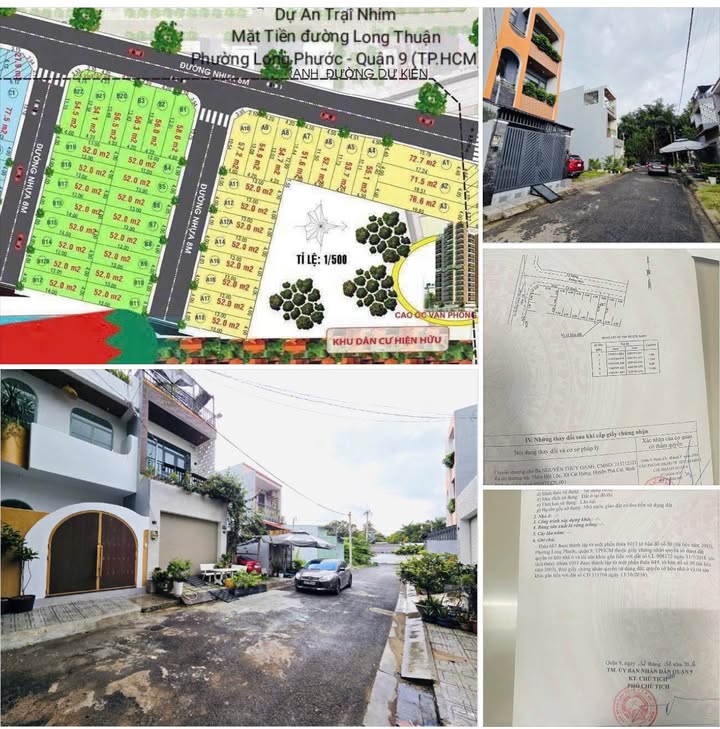 Đất nền KDC Trại Nhím, đường Long Thuận, Q9, 52m² chỉ 2.79 tỷ - Cơ hội đầu tư hấp dẫn!