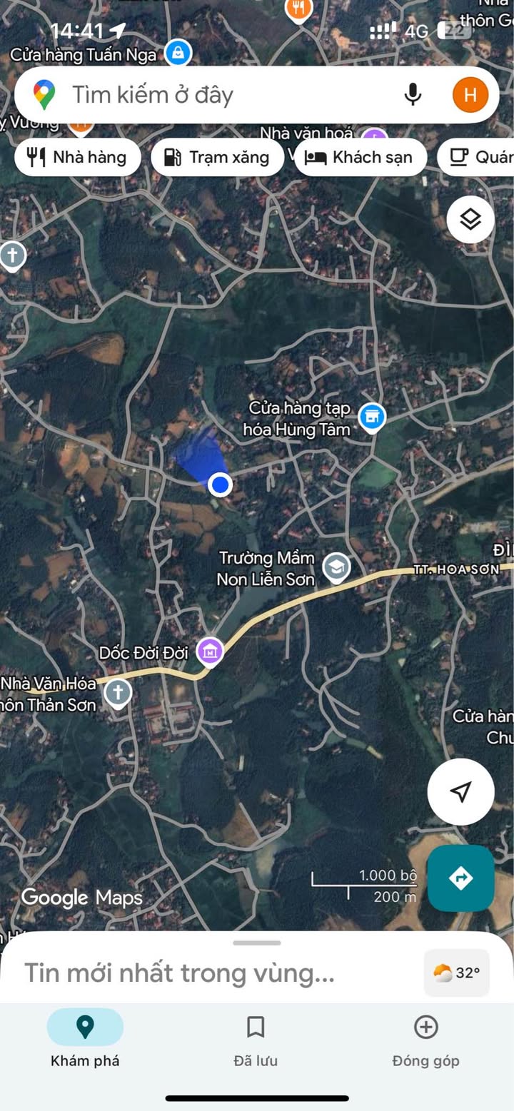 Đất nền Hoa Sơn, Lập Thạch 125m² giá 500 triệu - Đầu tư sinh lời ngay!