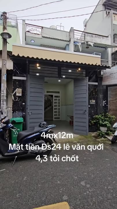 Nhà mặt tiền kinh doanh Đường số 24, Bình Trị Đông A, 48m² giá 4.3 tỷ - Giảm ngay 350 triệu!