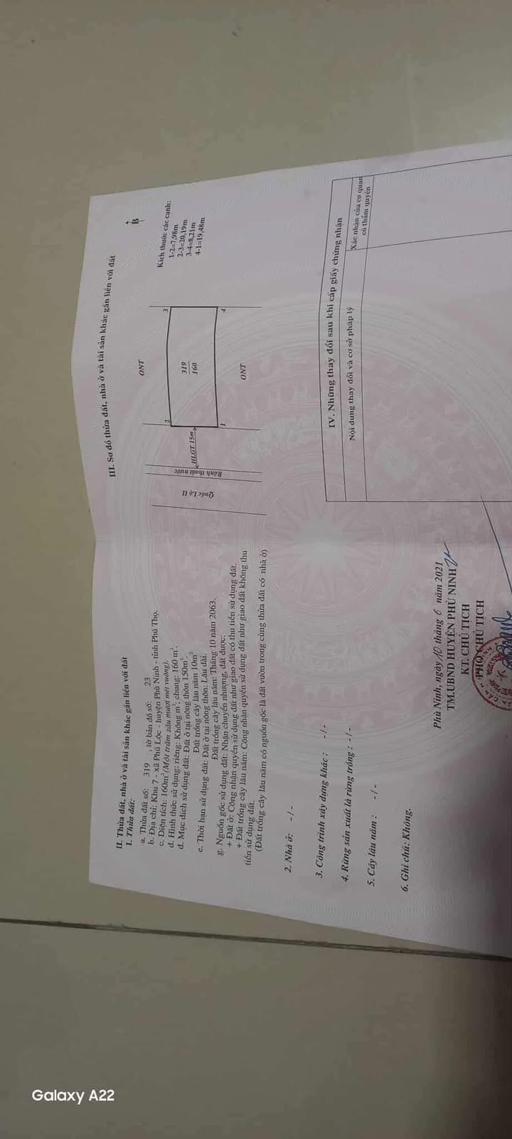 Đất mặt đường Quốc lộ 2, xã Phú Lộc, 160m² giá 5.9 tỷ - Cơ hội đầu tư hấp dẫn!