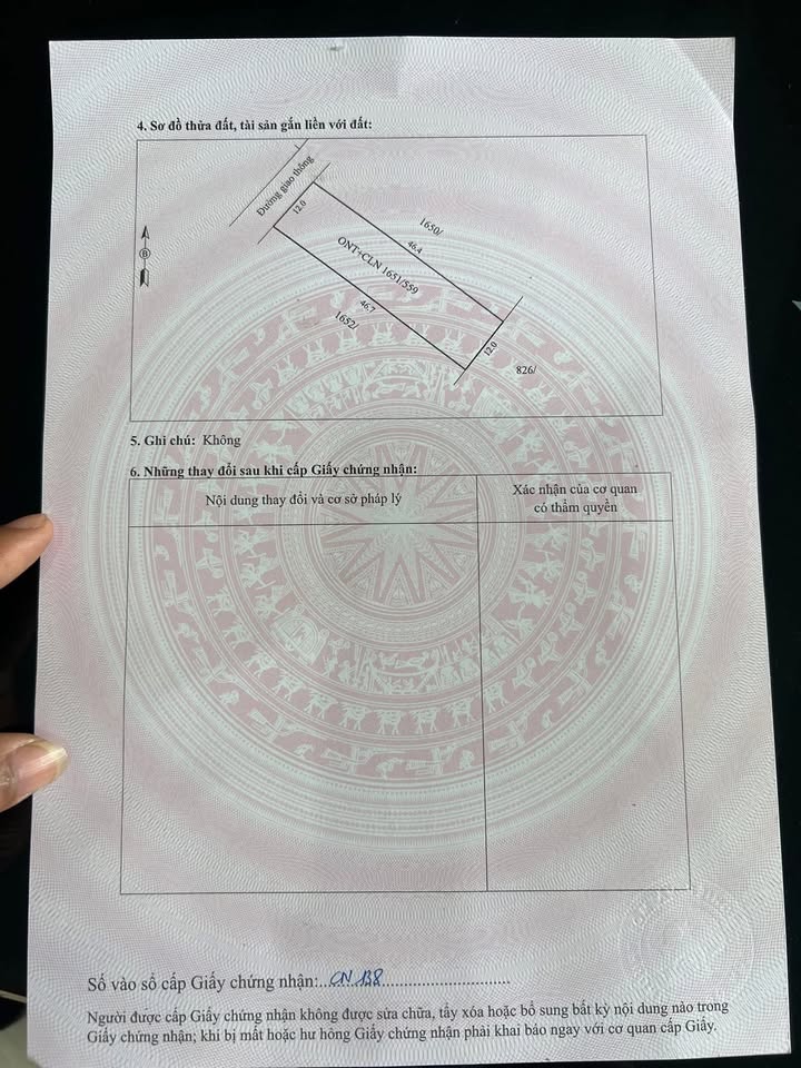 Đất thổ cư Cẩm Thạch 559m² giá 200 triệu - Chính chủ cần bán gấp!