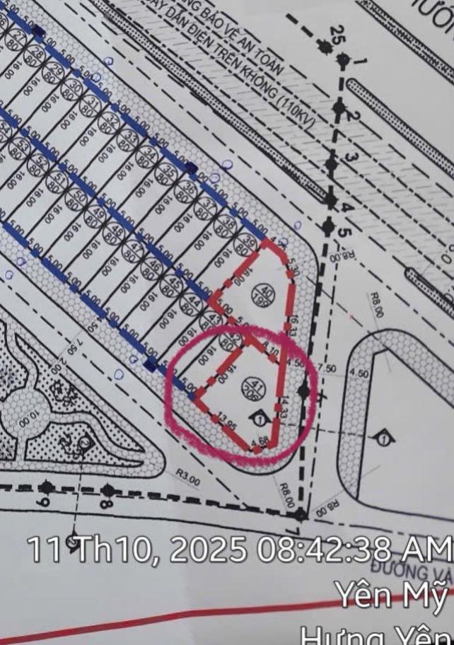 Đất nền lô góc Giãn dân Tử Dương, Yên Mỹ 202m² giá 10.5 tỷ - Cơ hội đầu tư hấp dẫn!