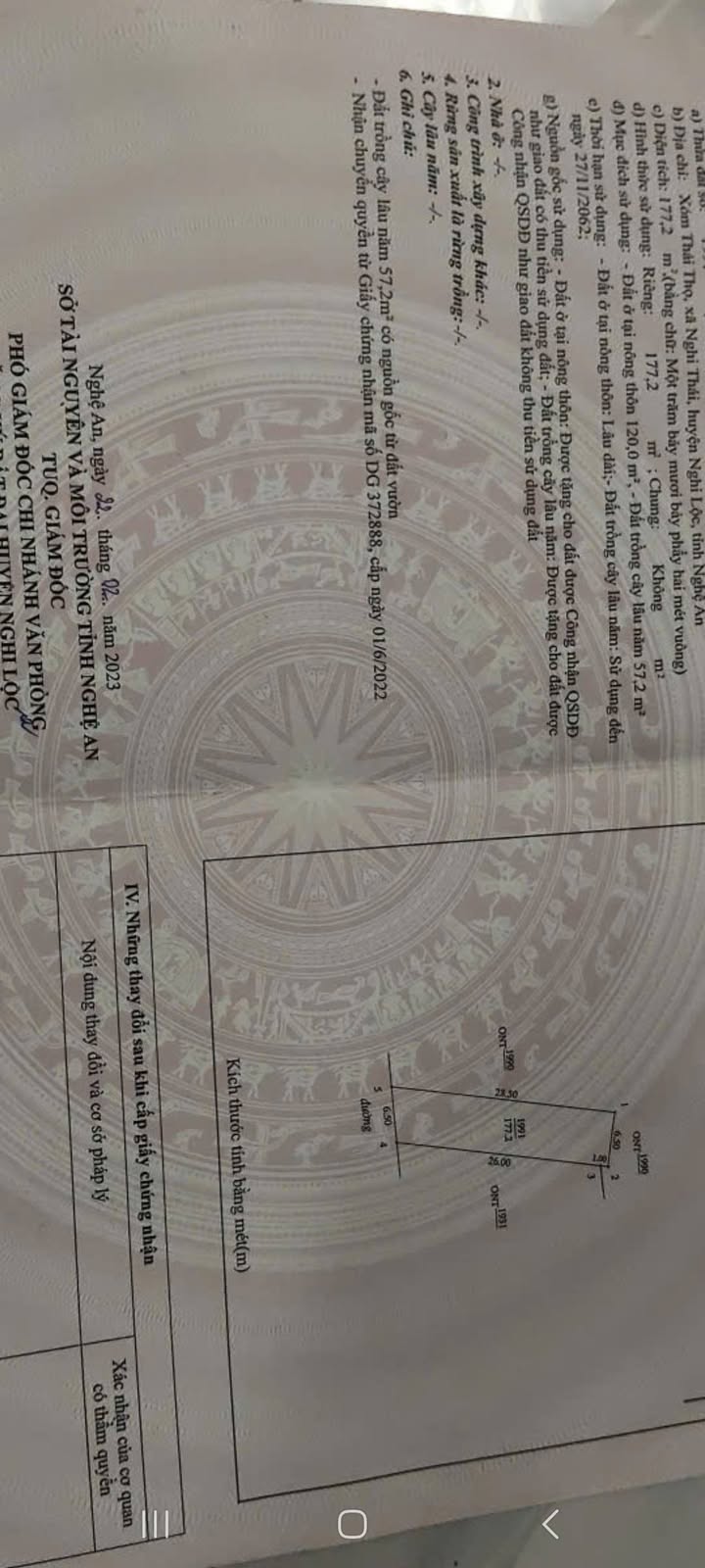 Đất nền Nghi Thái 177m² giá 2.1 tỷ - Đường nhựa 6m, cơ hội đầu tư hấp dẫn!