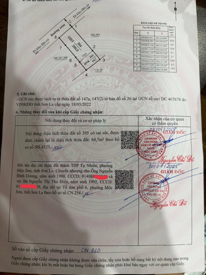 Đất chân đồi gió Mộc Sơn 270m² - Giá bán thỏa thuận, nhanh tay sở hữu!