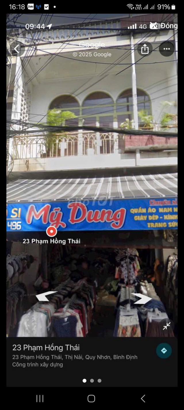 Nhà mặt tiền Phạm Hồng Thái, Quy Nhơn 78m² giá 6.5 tỷ - Vị trí kinh doanh lý tưởng!