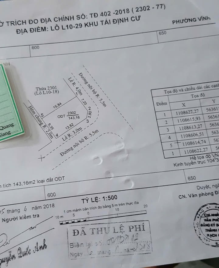 Đất nền Vĩnh Quang Châu Đốc 149m² giá 2.75 tỷ - Đầu tư sinh lời ngay!