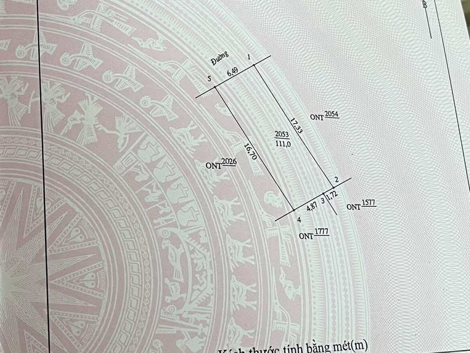 Đất Nghi Phong TP Vinh 111m² giá 1.6 tỷ - Sổ hồng đẹp, đầu tư sinh lời!