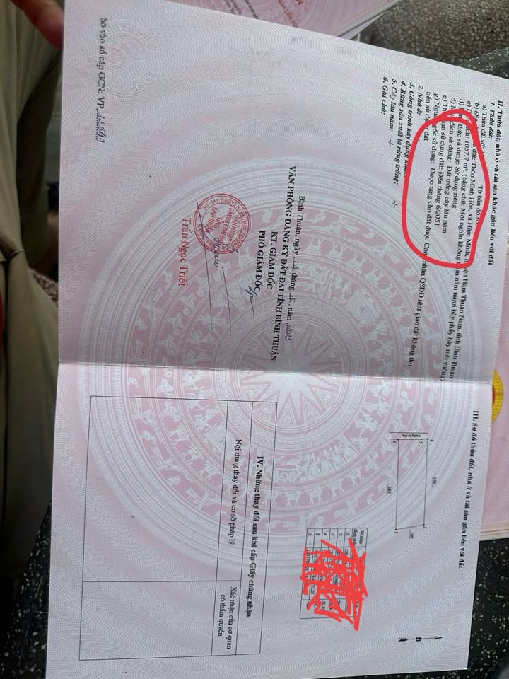 Đất nền 1000m² xã Hàm Minh, huyện Hàm Thuận Nam - Đầu tư sinh lời ngay!