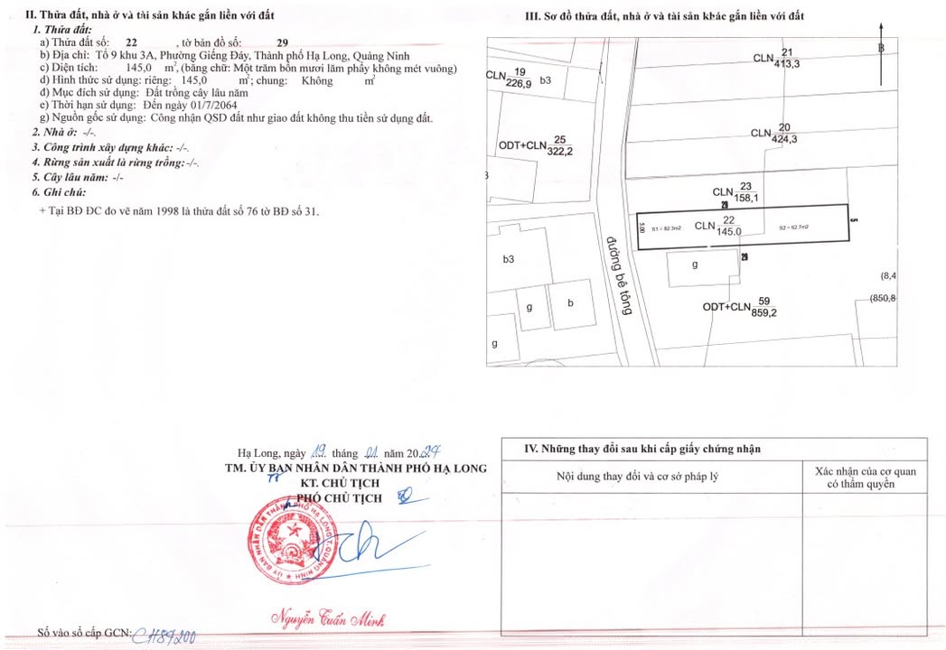 Đất nền đẹp tại phường Việt Hưng, Hạ Long 145m² giá 2.465 tỷ - Cơ hội đầu tư hoàn hảo!
