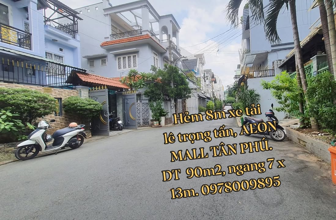 Đất xây Tòa CHDV Lê Trọng Tấn 90m² - Vị trí đắc địa gần AEON MALL Tân Phú!