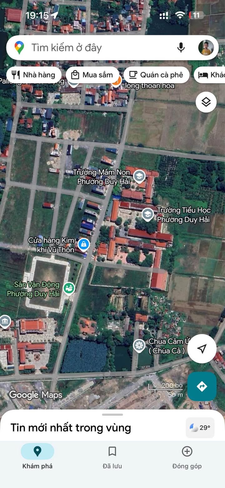 Đất nền Duy Hải 100m² - Mặt tiền 5m - Kinh doanh đắc địa ngay cổng trường