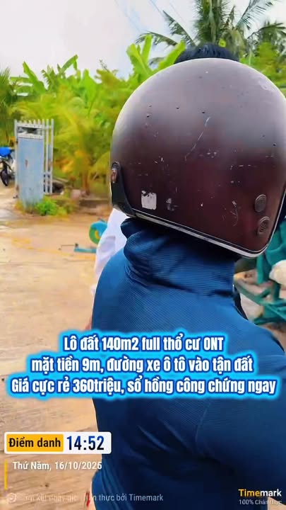 Đất mặt tiền đường lớn tại Bình Kiến 140m² giá chỉ 360 triệu - Cơ hội đầu tư tuyệt vời!