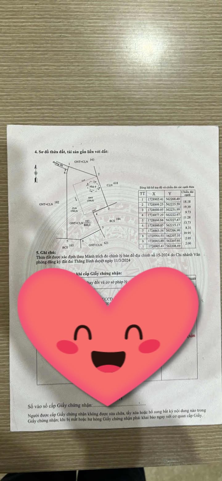 Lô đất đẹp Thăng Bình 800m² giá 500 triệu - Pháp lý rõ ràng, đầu tư sinh lời!