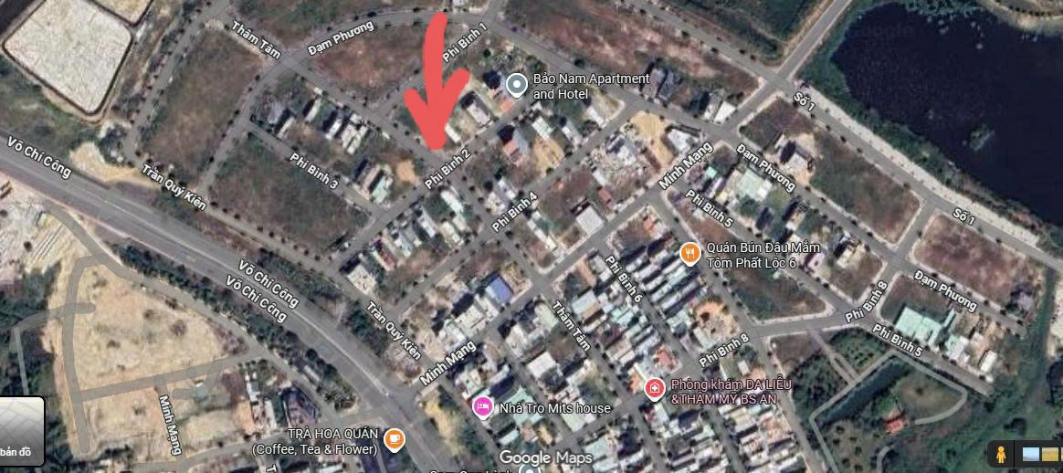 Đất nền góc đường Thâm Tâm và Phi Bình 2, Đà Nẵng 263m² - Giá thỏa thuận hấp dẫn!