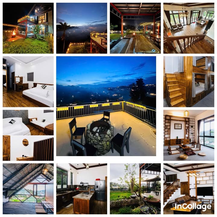 Villa Về Nhà Đà Lạt 2PN giá thỏa thuận - View thung lũng lung linh về đêm!