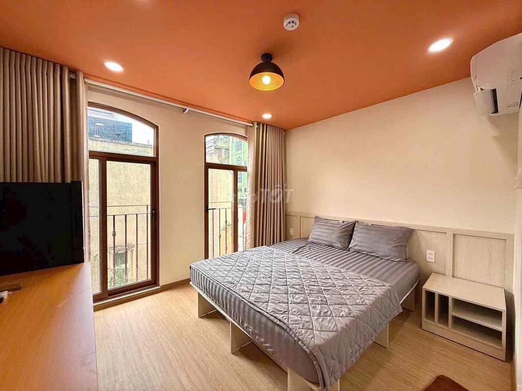 Studio cho thuê 30m² tại Nguyễn Văn Đậu, Bình Thạnh - Full nội thất, giá 6.2 triệu