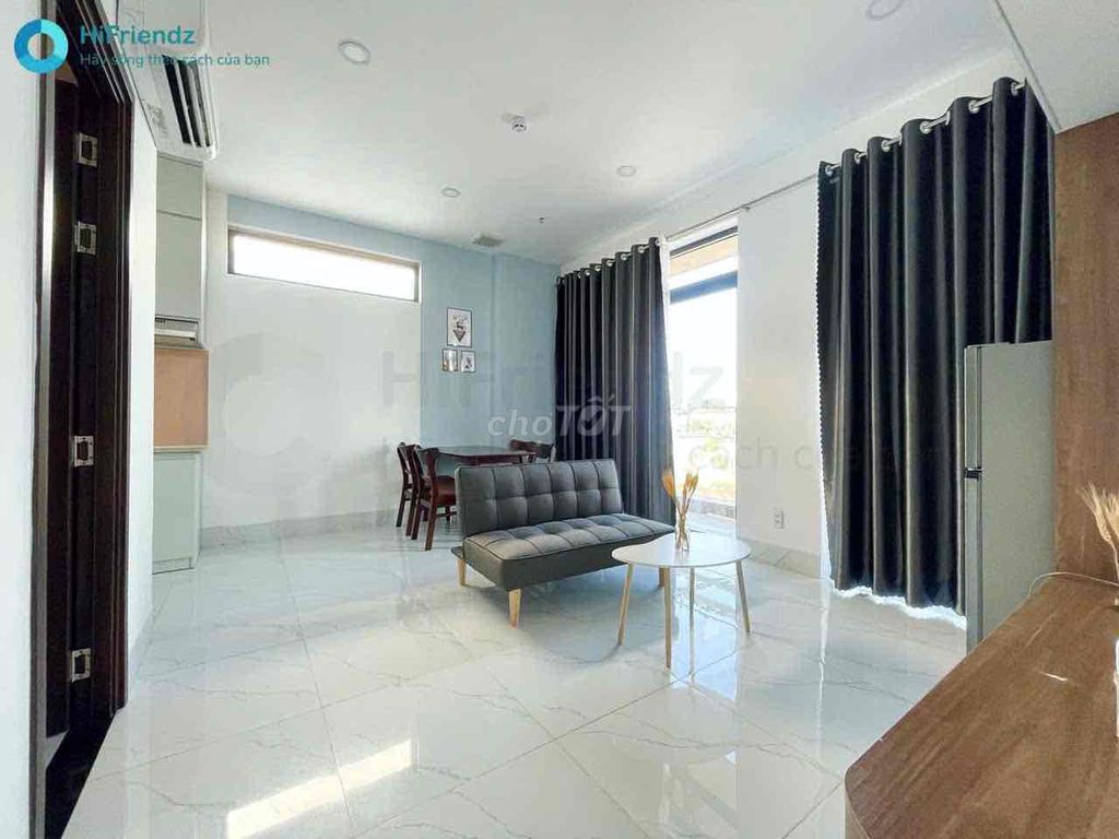 Căn hộ 1 phòng ngủ Cầu Kinh Thanh Đa 50m² giá 8.5 triệu - Full nội thất cao cấp!