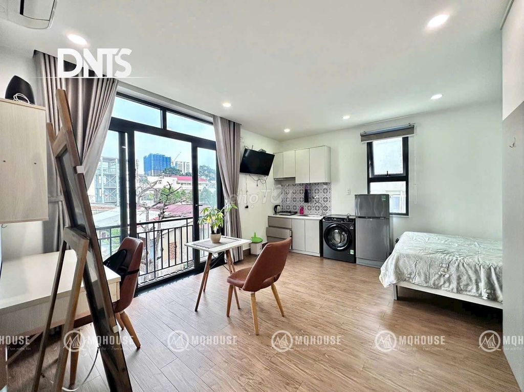 Căn hộ 1 phòng ngủ Bến Vân Đồn Quận 4 38m² - Full nội thất, giá 8 triệu