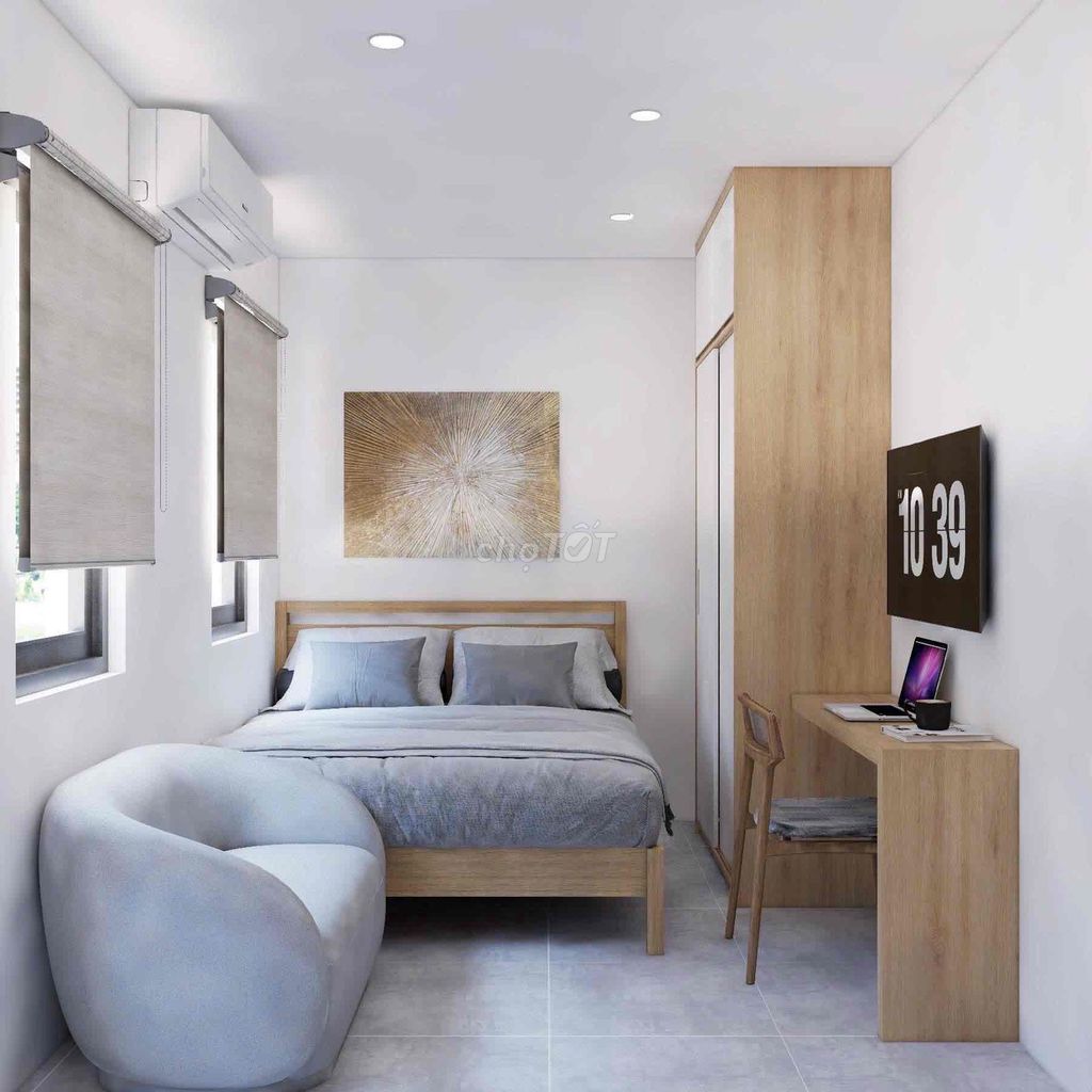 Căn hộ mini 25m² Quận Bình Thạnh giá 6.5 triệu - Full nội thất cao cấp