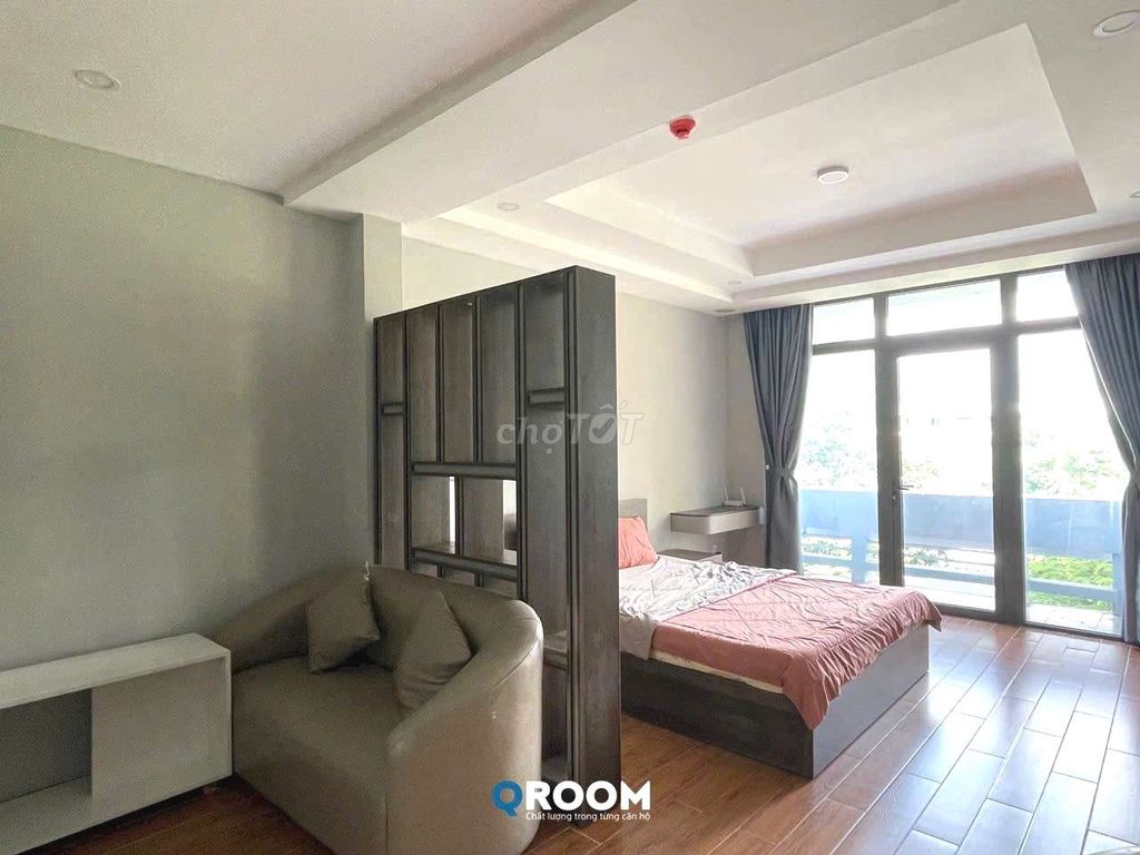Căn hộ 1 phòng ngủ Nguyễn Văn Cừ 45m² giá 8 triệu - Full nội thất, an ninh 24/7!
