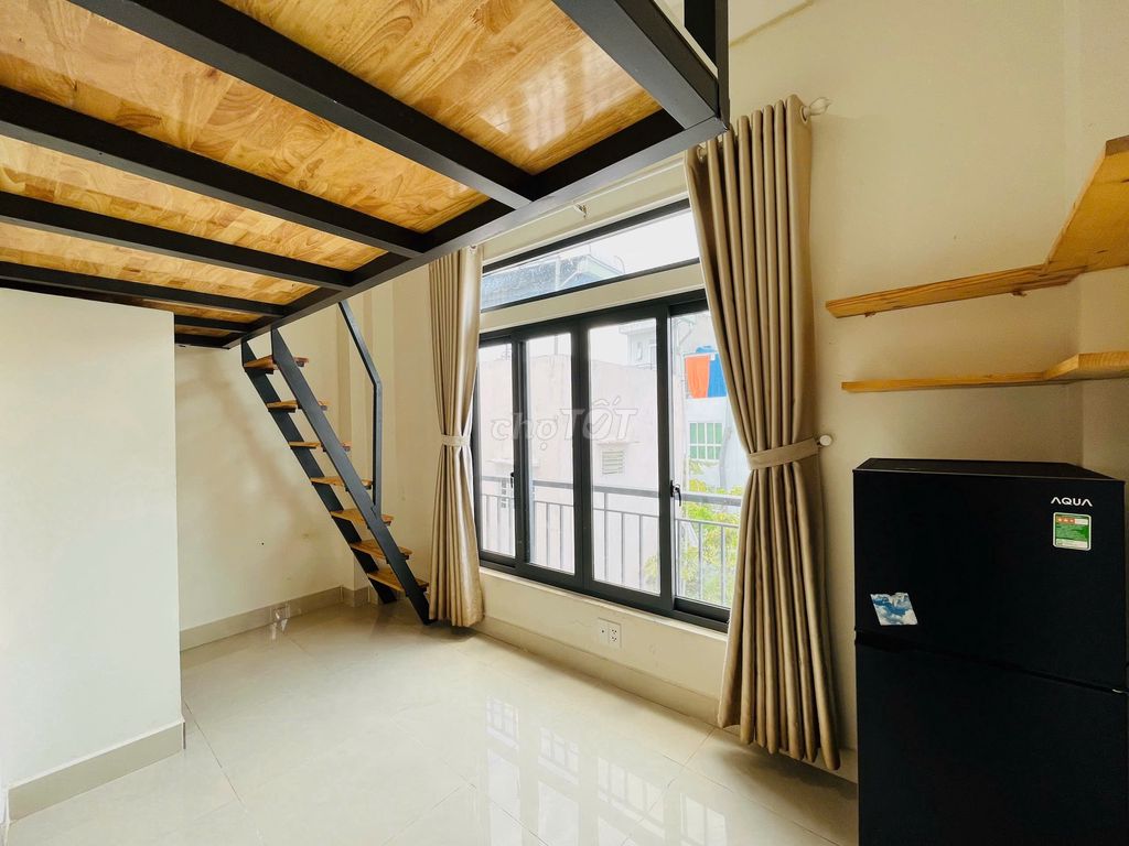 Gác Lửng Mới 100% - Nguyễn Thị Minh Khai, Cầu Thị Nghè, Quận 1 - Thuận tiện di chuyển