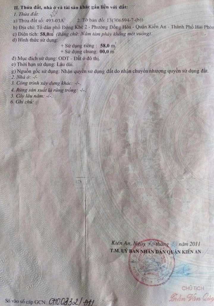 Đất nền Đồng Hòa, Kiến An 58m² giá 1.83 tỷ - Vị trí đắc địa gần Golden Point!