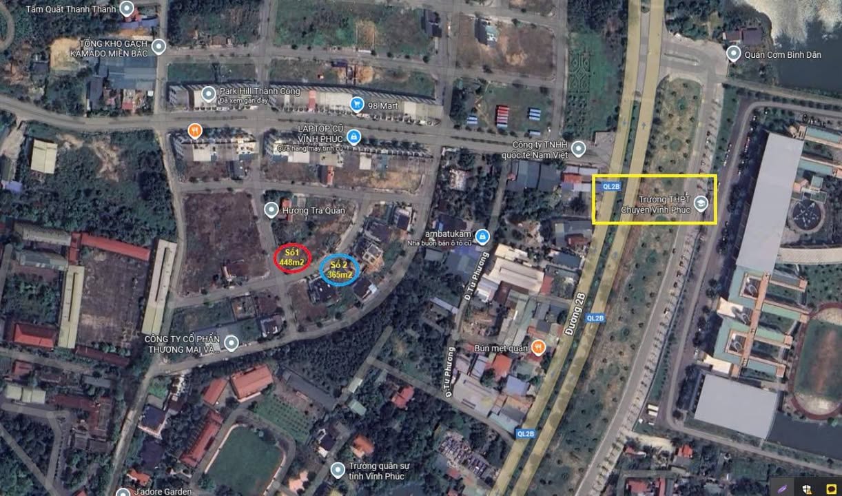 Đất biệt thự góc KĐT Park Hill Thành Công, Vĩnh Yên 448m² - Đầu tư sinh lời ngay!