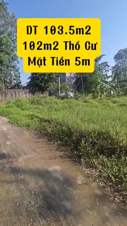 Lô đất Tân Hương, Phổ Yên 103m² giá chỉ 700 triệu - Vị trí vàng, cơ hội đầu tư!