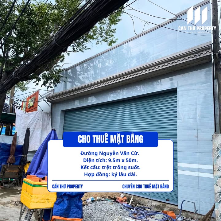 Cho thuê mặt bằng đường Nguyễn Văn Cừ, Ninh Kiều, Cần Thơ - Diện tích 475m², giá 60 triệu/tháng