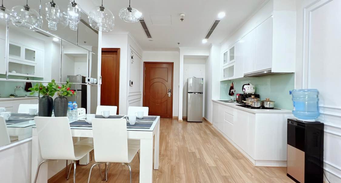 Căn hộ Times City Vĩnh Tuy 2PN giá 16 triệu - Full đồ, vào ở ngay!