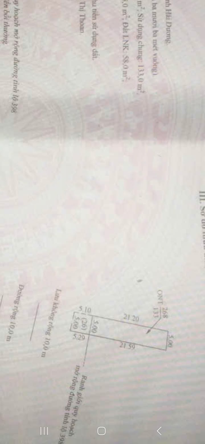 Đất nền mặt tiền Lê Lợi, Chí Linh 133m² - Đầu tư sinh lời ngay!