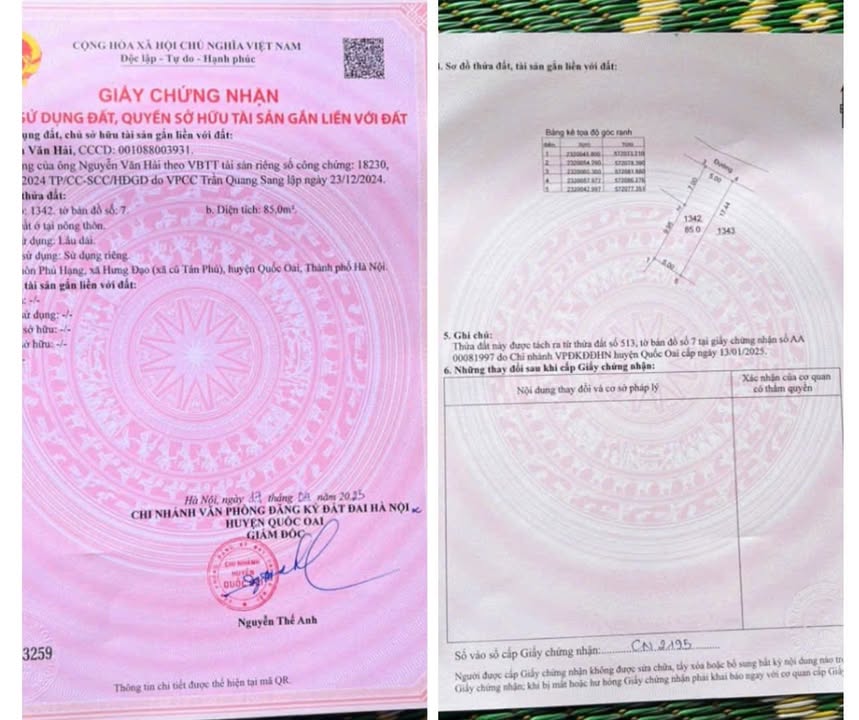 Đất thổ cư 85m² tại Hưng Đạo, Quốc Oai - Giá chỉ 4 tỷ, view hồ triệu đô!