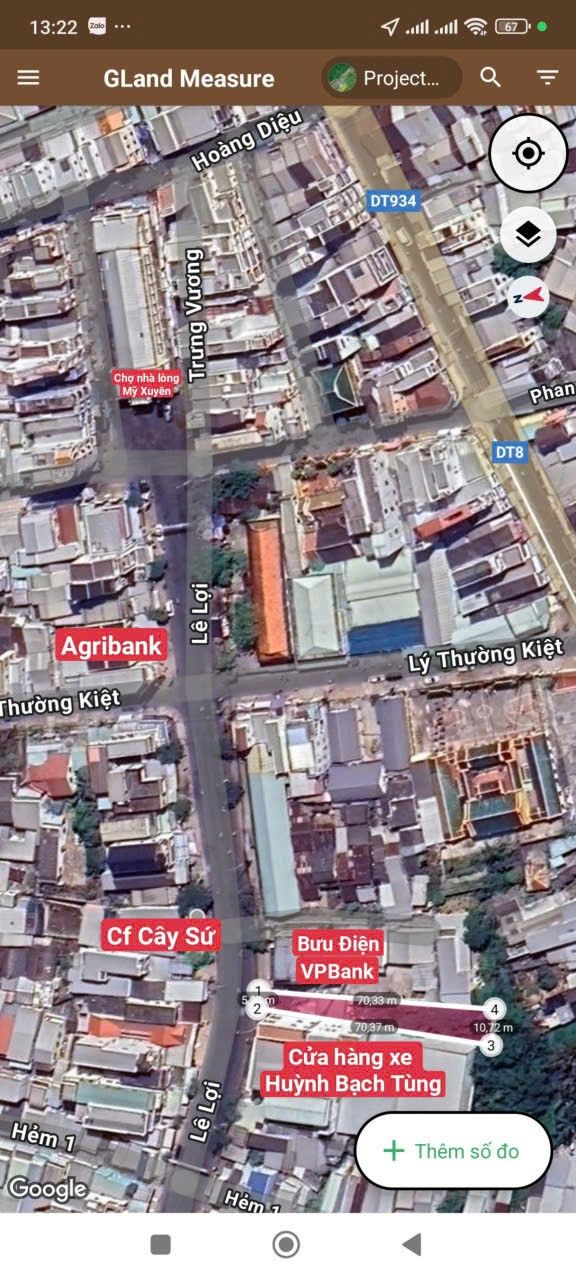 Nhà mặt tiền Lê Lợi, Mỹ Xuyên 364m² giá chỉ 12 triệu - Đầu tư sinh lời ngay!