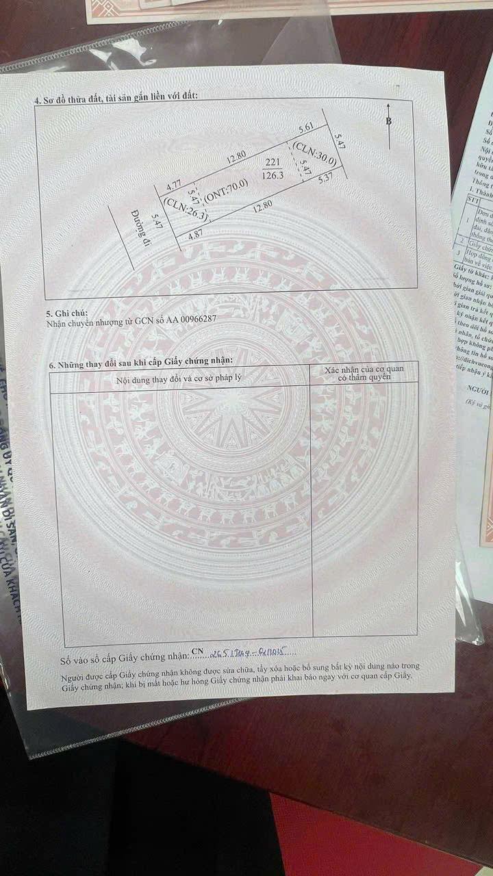 Đất thổ cư 126m² tại thôn Hương Thịnh, Hiệp Hòa - Đường liên thôn rộng rãi!