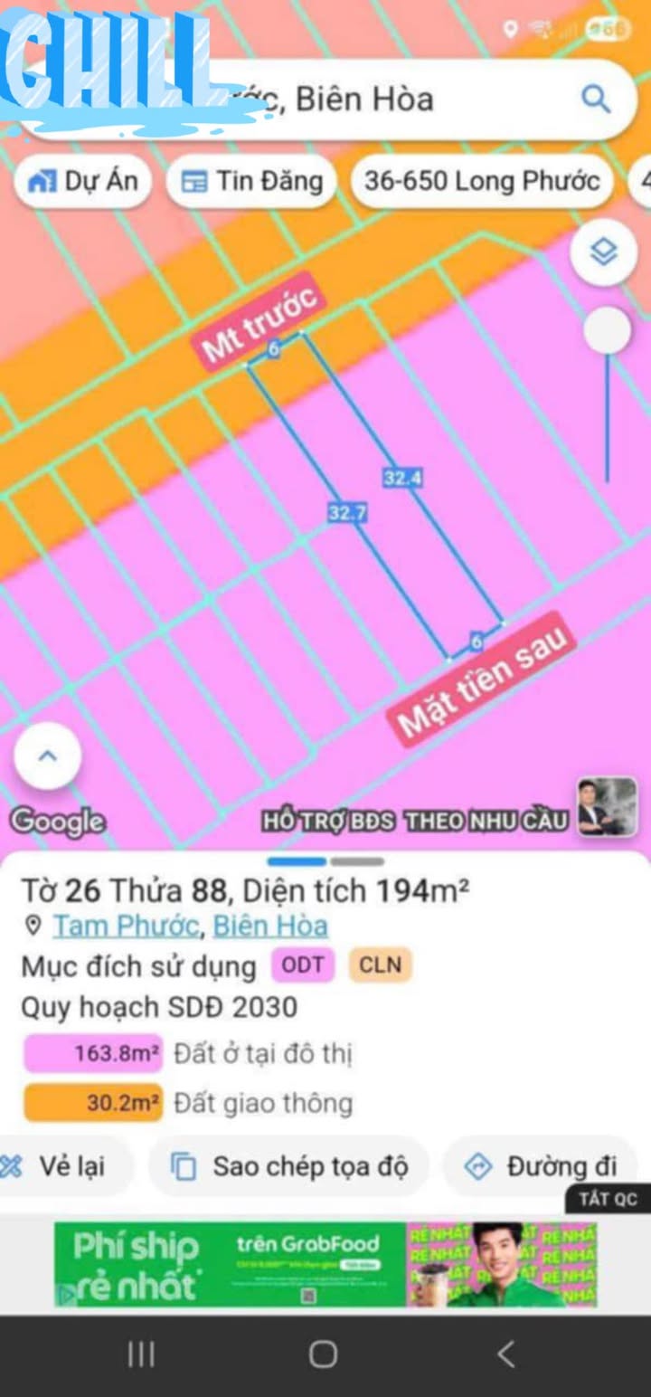 Đất nền Tam Phước Biên Hòa 192m² giá 100 triệu - Đầu tư sinh lời ngay!